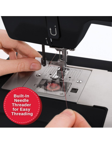 Máquina de Coser SINGER Heavy Duty 4432 Negra con Accesorios