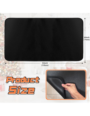 Alfombra Ignífuga Protalwell 137x76 cm para Chimenea