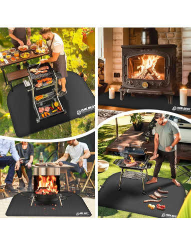 Alfombrilla a Prueba de Fuego y Agua ImnBest 150x100 cm