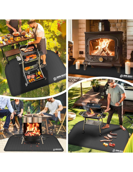 Alfombrilla a Prueba de Fuego y Agua ImnBest 150x100 cm