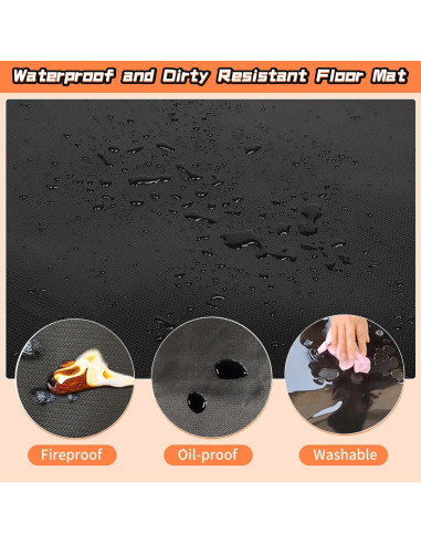 Alfombra Ignífuga Protalwell 137x76 cm para Chimenea