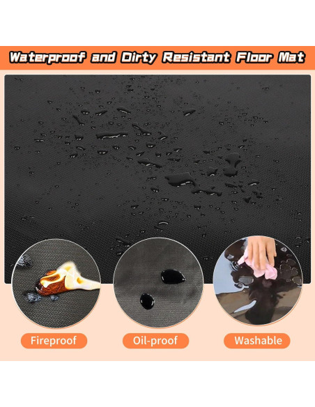 Alfombra Ignífuga Protalwell 137x76 cm para Chimenea