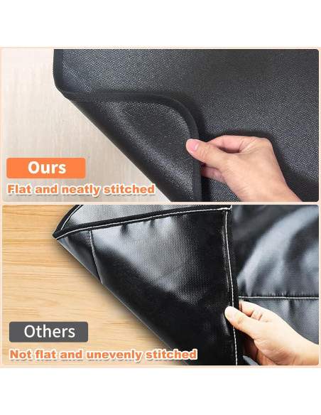 Alfombra Ignífuga Protalwell 137x76 cm para Chimenea