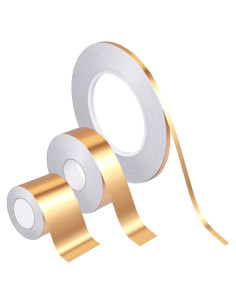 Cinta Washi Autoadhesiva Zonon 3 Rollos Oro 32.12x20.41cm