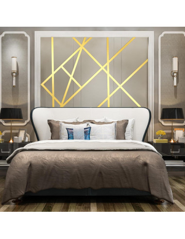 6 Rollos de Cinta Dorada Autoadhesiva 1.2cm x 25m Psyqtsuary