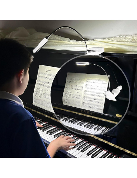 Luz de Atril Musical Immiper MM168-WT LED USB Batería