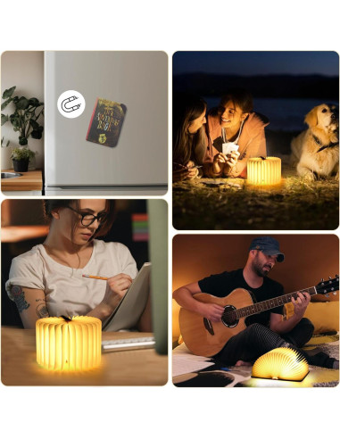 Lámpara de Libro Plegable LED Que Comience la Aventura 10x8cm