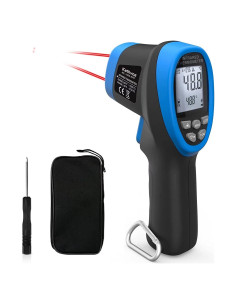 Termómetro Infrarrojo Digital Kethvoz 1500APP -50C a 1500C
