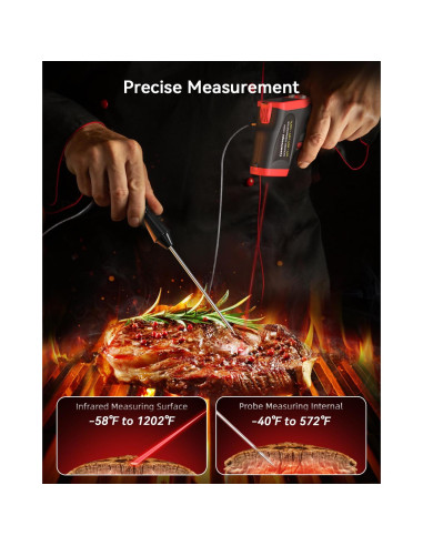 Termómetro Infrarrojo Digital Cosmicscope CM650 con Sonda