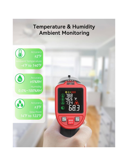 Termómetro Infrarrojo Digital Cosmicscope CM650 con Sonda