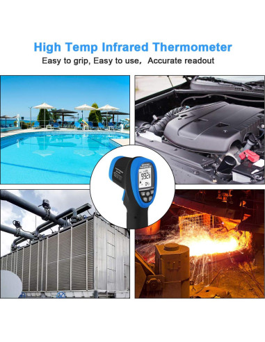 Termómetro Infrarrojo AOPUTTRIVER AP-2732 -50C a 1500C