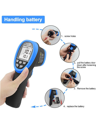 Termómetro Infrarrojo AOPUTTRIVER AP-2732 -50C a 1500C