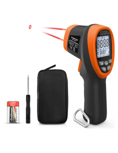 Pirómetro Infrarrojo BTMETER BT-1500 -50 a 1500C Naranja