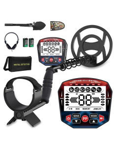Detector de Metales MFTEK Profesional con Pantalla LCD 10"