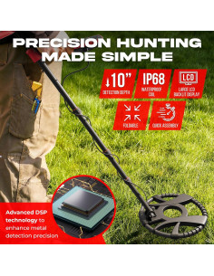 Detector de Metales RipTic M55 Profesional con Pinpointer 2