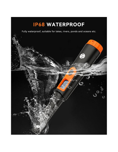 Detector de Metales SUNPOW OT-MD08 Impermeable 360 LCD