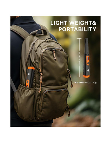 Detector de Metales SUNPOW OT-MD08 Impermeable 360 LCD