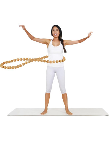 Aro de Hula de Madera con Peso RR REDONDO 81.3 cm