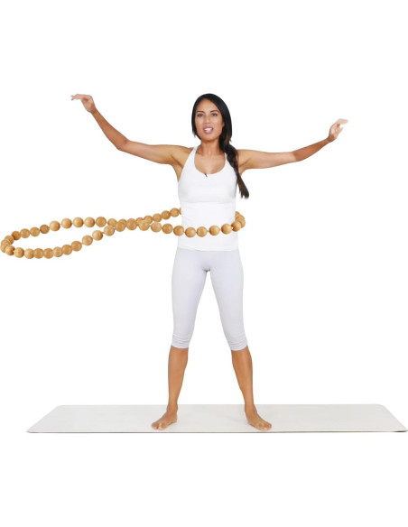 Aro de Hula de Madera con Peso RR REDONDO 81.3 cm