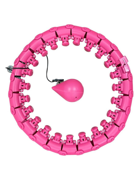 Aro Hula Desmontable Genérico 24 Nudos Ajustable Fitness