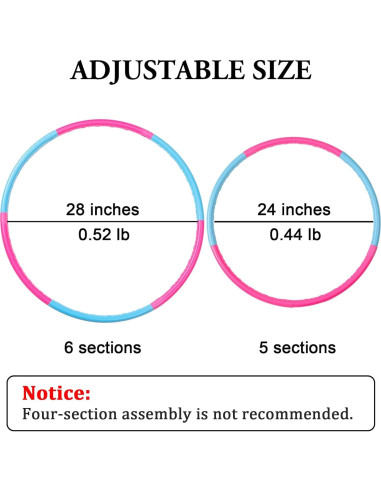 Aro de Ejercicio Liberry Kids Ajustable 61-71 cm para Niños