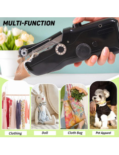 Máquina de Coser Eléctrica Portátil IIJPPM Mini 226g 2