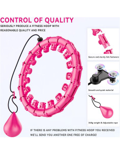 Aro de Ejercicio con Peso SHANGUANG Infinity 157 cm Rosa 2