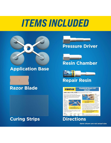 Kit de Reparación de Parabrisas Rain-X 600001 - Resina Duradera