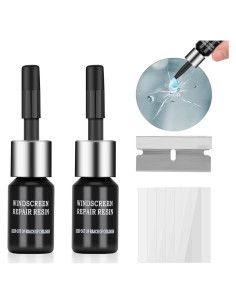Kit de Reparación de Parabrisas Kunsia - 2 Botellas de 3ml Resina