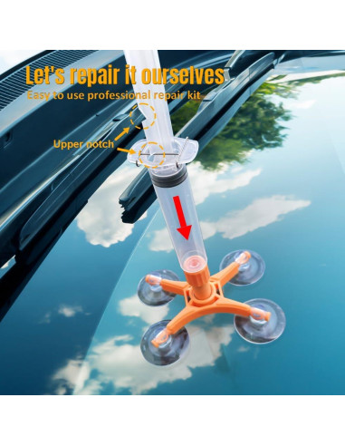 Kit de Reparación de Parabrisas Randalfy SD008 con Resina