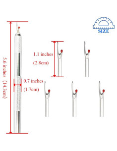 Cortador de Costuras HAHIYO con 5 Cuchillas Intercambiables 14.3 cm 2