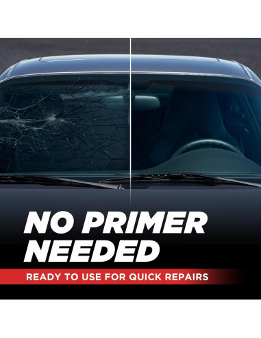 Adhesivo de Parabrisas Poliuretano FORTIVO 310ml Negro Rápido