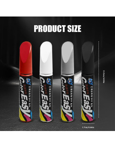 Pintura de Retoque para Coches QZTYTY 1ml Blanco - Reparación Rápida 2