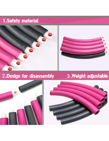 Aro de Ejercicio Ajustable Auoxer TQE-089 96.5 cm 0.86 kg