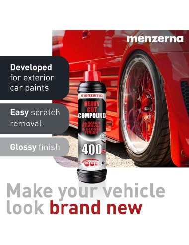 Kit de Eliminación de Arañazos Menzerna HCC 400 con Almohadilla 8,89 cm