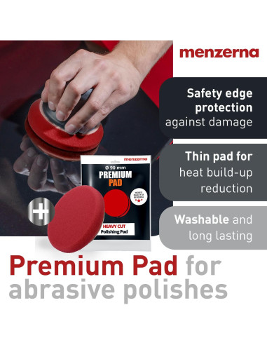 Kit de Eliminación de Arañazos Menzerna HCC 400 con Almohadilla 8,89 cm