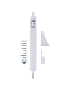 Cierre de puerta neumático Productos Wright 32 cm blanco