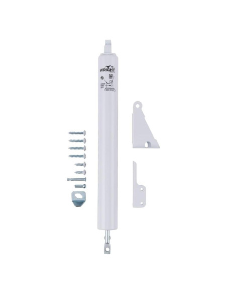 Cierre de puerta neumático Productos Wright 32 cm blanco