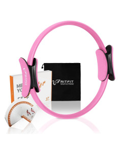 Anillo de Pilates RitFit 35.56 cm Rosa para Tonificar
