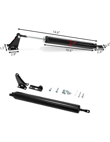 Kit de 2 Cierrapuertas Neumáticos Mezchi para Puertas de Tormenta