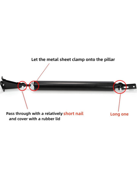 Kit de 2 Cierrapuertas Neumáticos Mezchi para Puertas de Tormenta