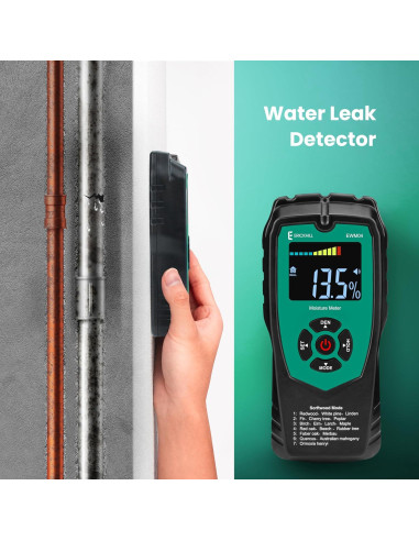 Medidor de Humedad de Madera ERICKHILL EWM04 No Invasivo