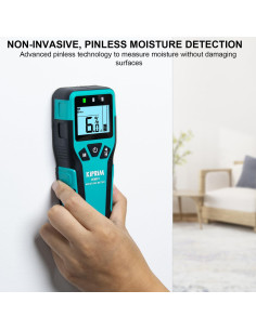Medidor de Humedad Sin Pin Kiprim WM01 - Precisión para Madera y Concreto 2