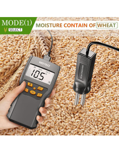 Medidor de Humedad de Granos Kereinpo MD7822 Preciso y Portátil 2