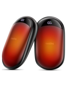Calentadores de manos recargables coldSky LY116 2 Pack con display