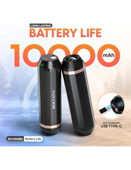 Calentadores de Manos Eléctricos DOLVANA C306 - Paquete de 2