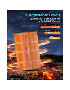 Calentadores de Manos Recargables EasyAcc 10000mAh Naranja 2