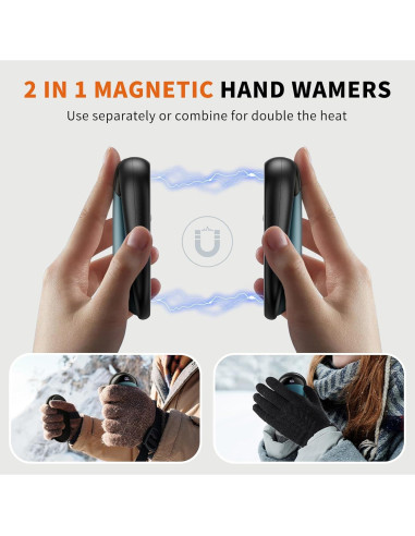 Calentadores de Manos Recargables coldSky LY116 - 2 Piezas