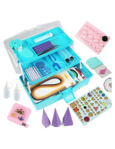 Kit de Quilling IMISNO - Herramientas y Papel 42 Colores