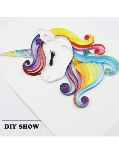 Kit de Quilling IMISNO - Herramientas y Papel 42 Colores